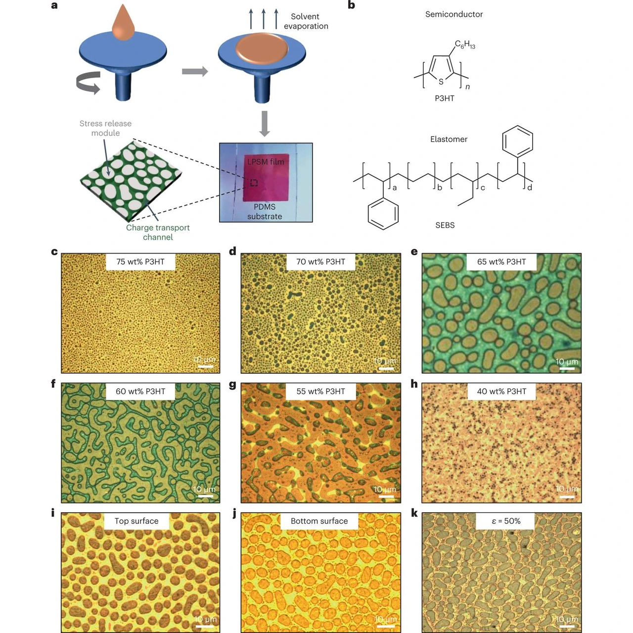Table of contents graphic: Elastic transistors and integrated electronics based on instantly formed micromesh-structured rubbery semiconductor films