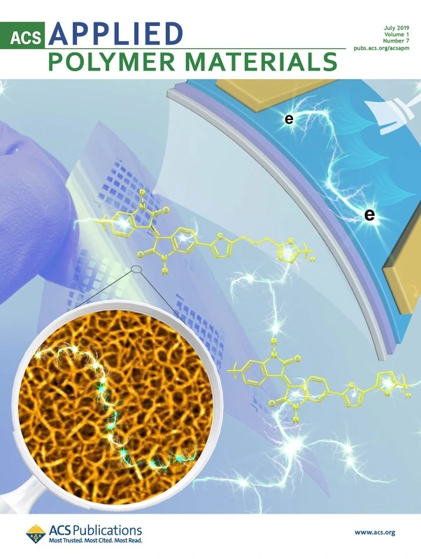 Cover of ACS Applied Polymer Materials July 2019 Volume 1 Number 7
